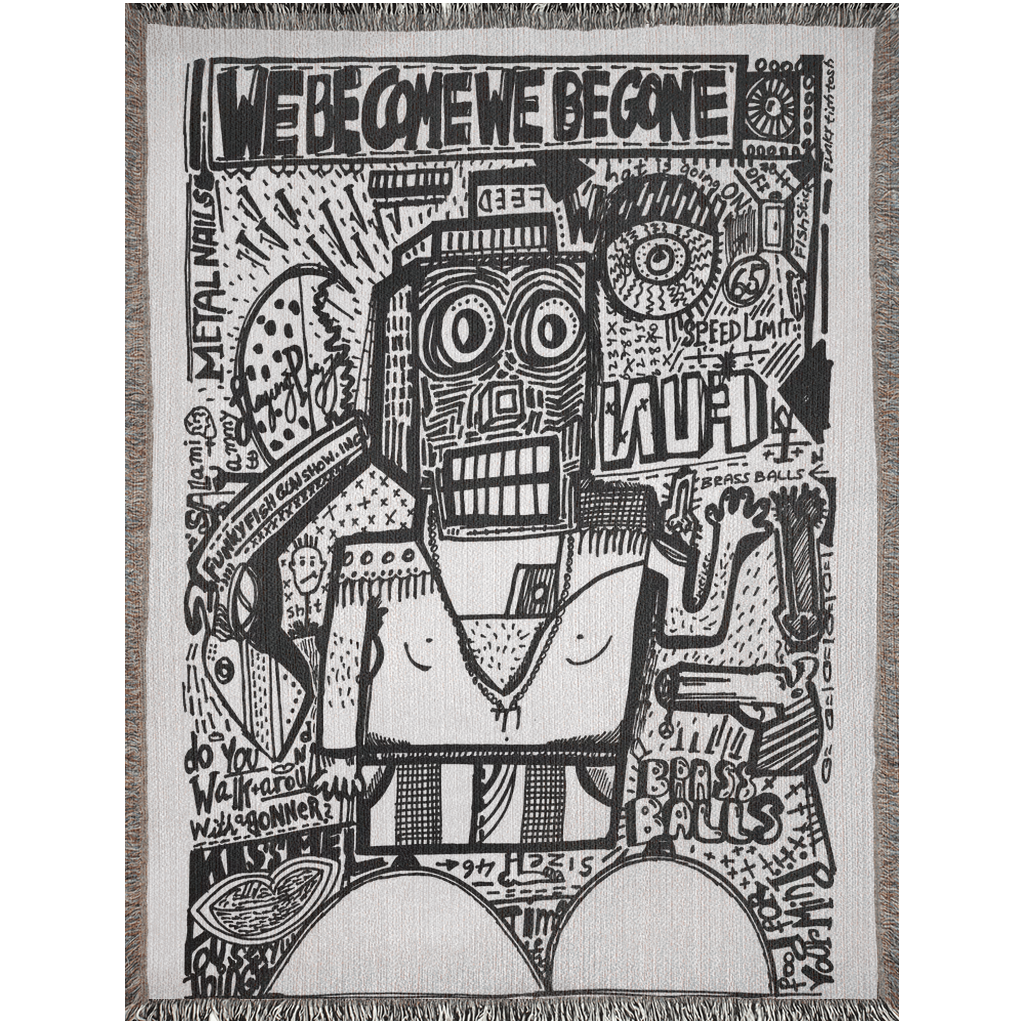 We Become | Woven Blanket