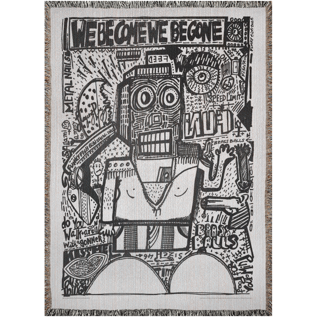 We Become | Woven Blanket