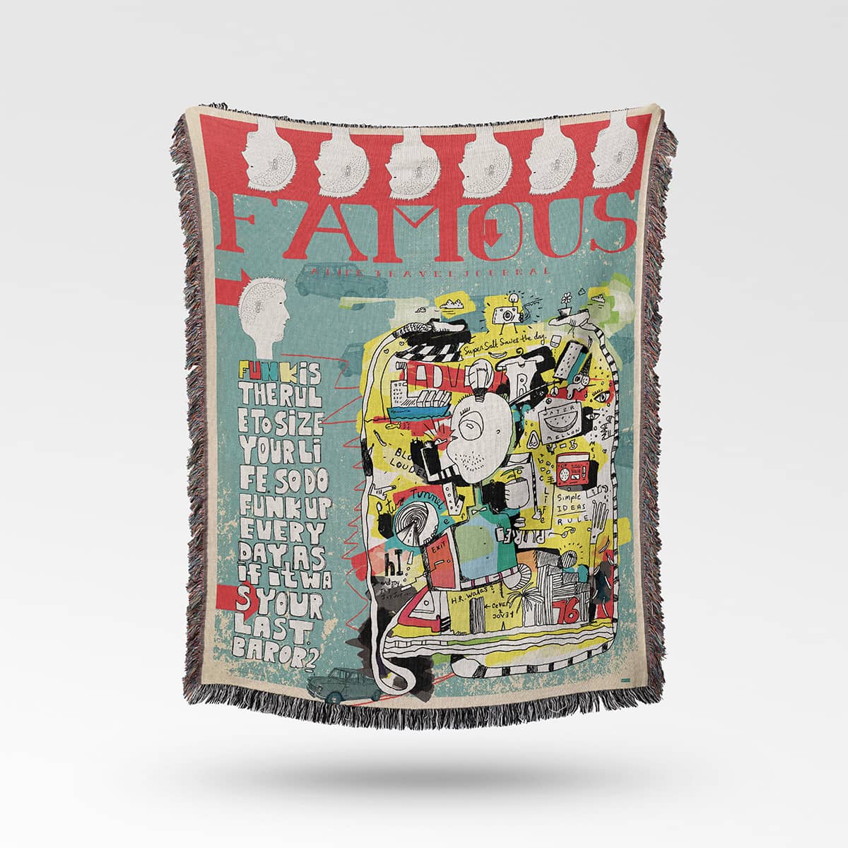 Famous | Woven Blanket
