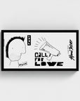 Call For Love | YW Horizontal Float framed canvas " Slider"