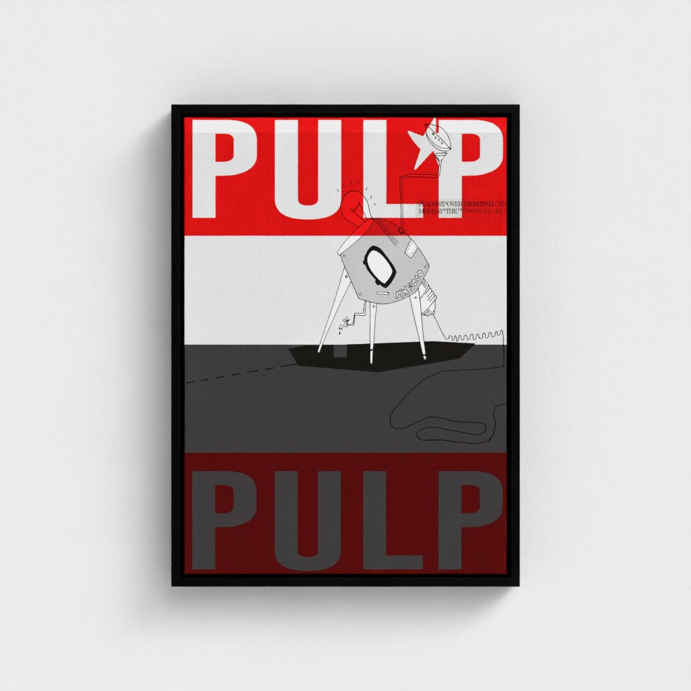 Pulp 2300 | YW Float framed canvas