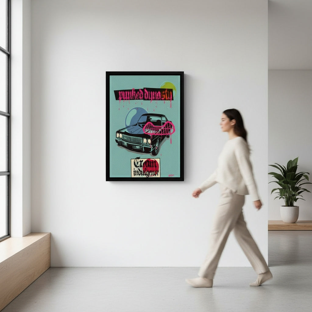 Cream Indulgence | YW Float framed canvas
