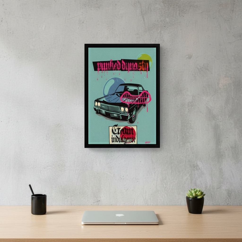 Cream Indulgence | YW Float framed canvas