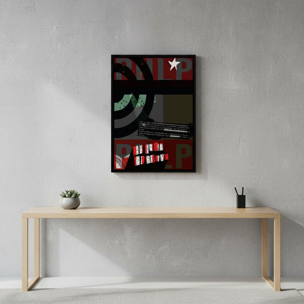 PULP ROUTE 66 | YW Float framed canvas