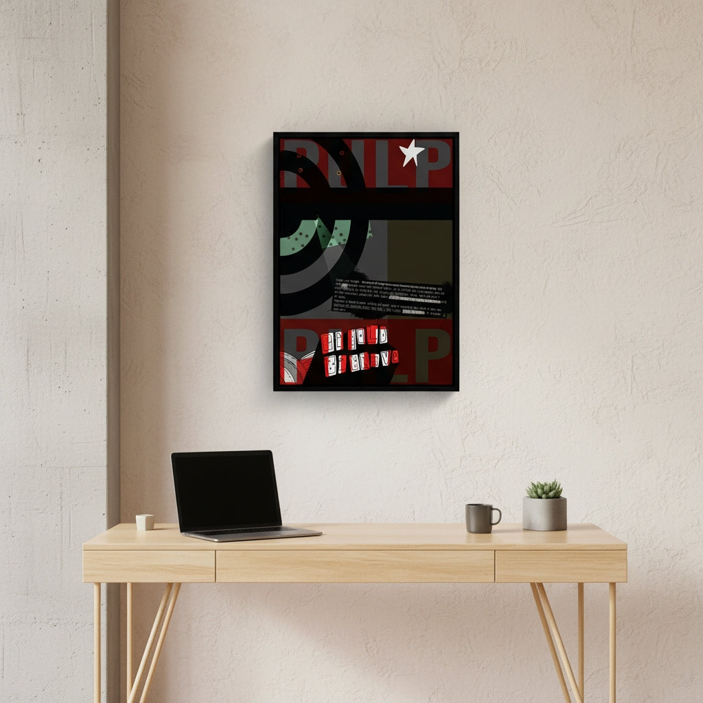 PULP ROUTE 66 | YW Float framed canvas