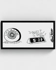 Buzz Buzz | YW Horizontal Float framed canvas " Slider"