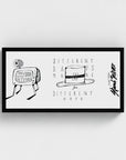 Daily Hats | YW Horizontal Float framed canvas " Slider"