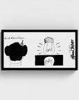 Light Up | YW Horizontal Float framed canvas " Slider"