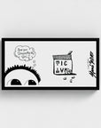 Tic Tak | YW Horizontal Float framed canvas " Slider"