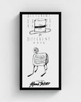 Daily Hats | YW Float framed canvas " Slider"