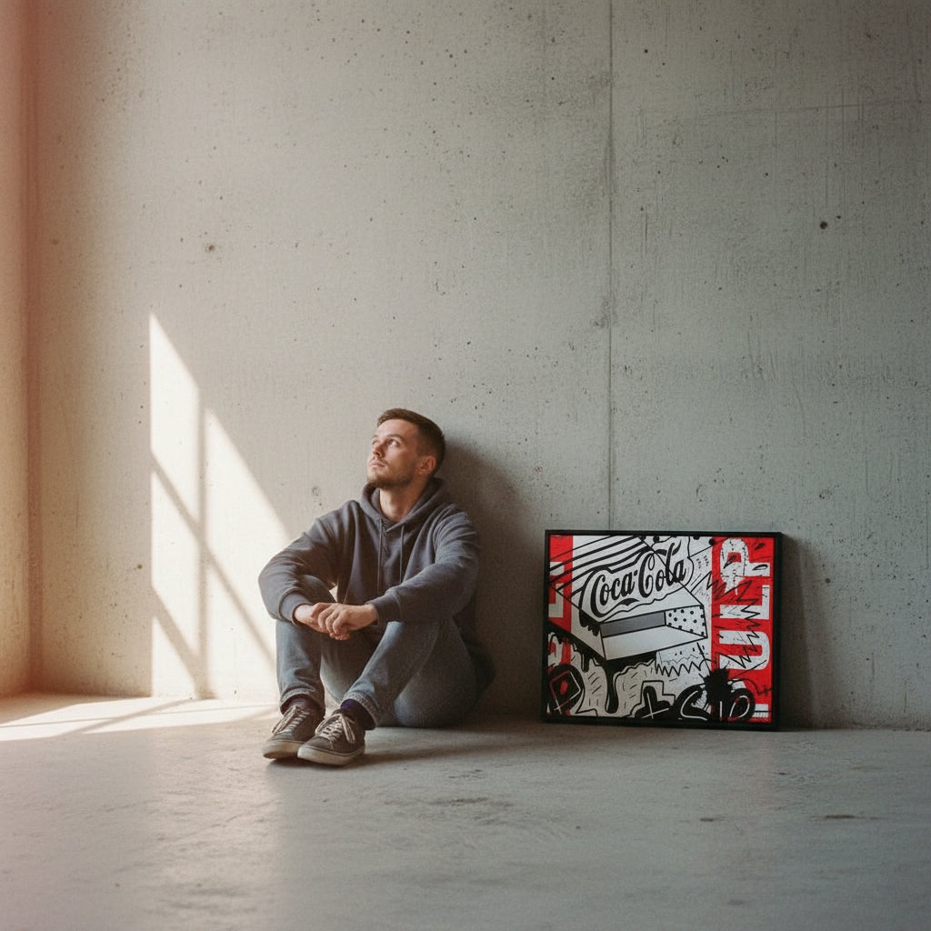 Footsie | YW Float framed canvas