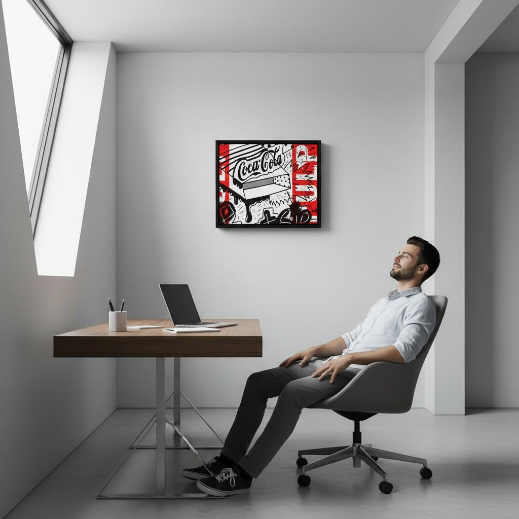 Footsie | YW Float framed canvas