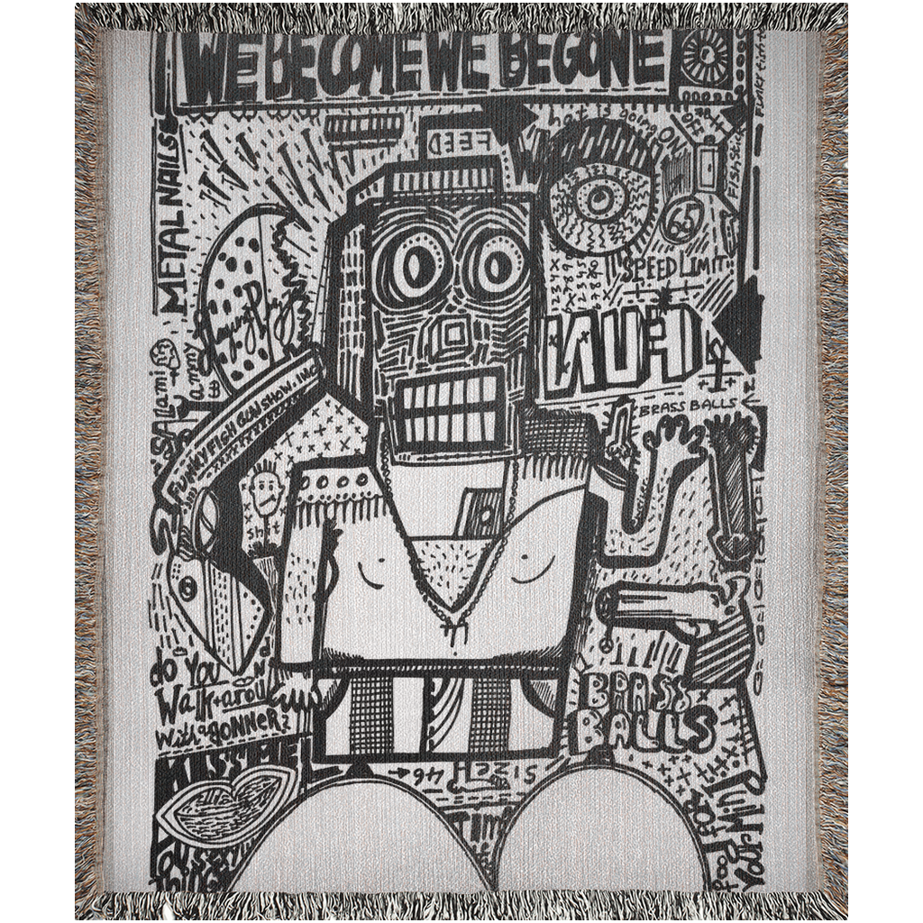 We Become | Woven Blanket