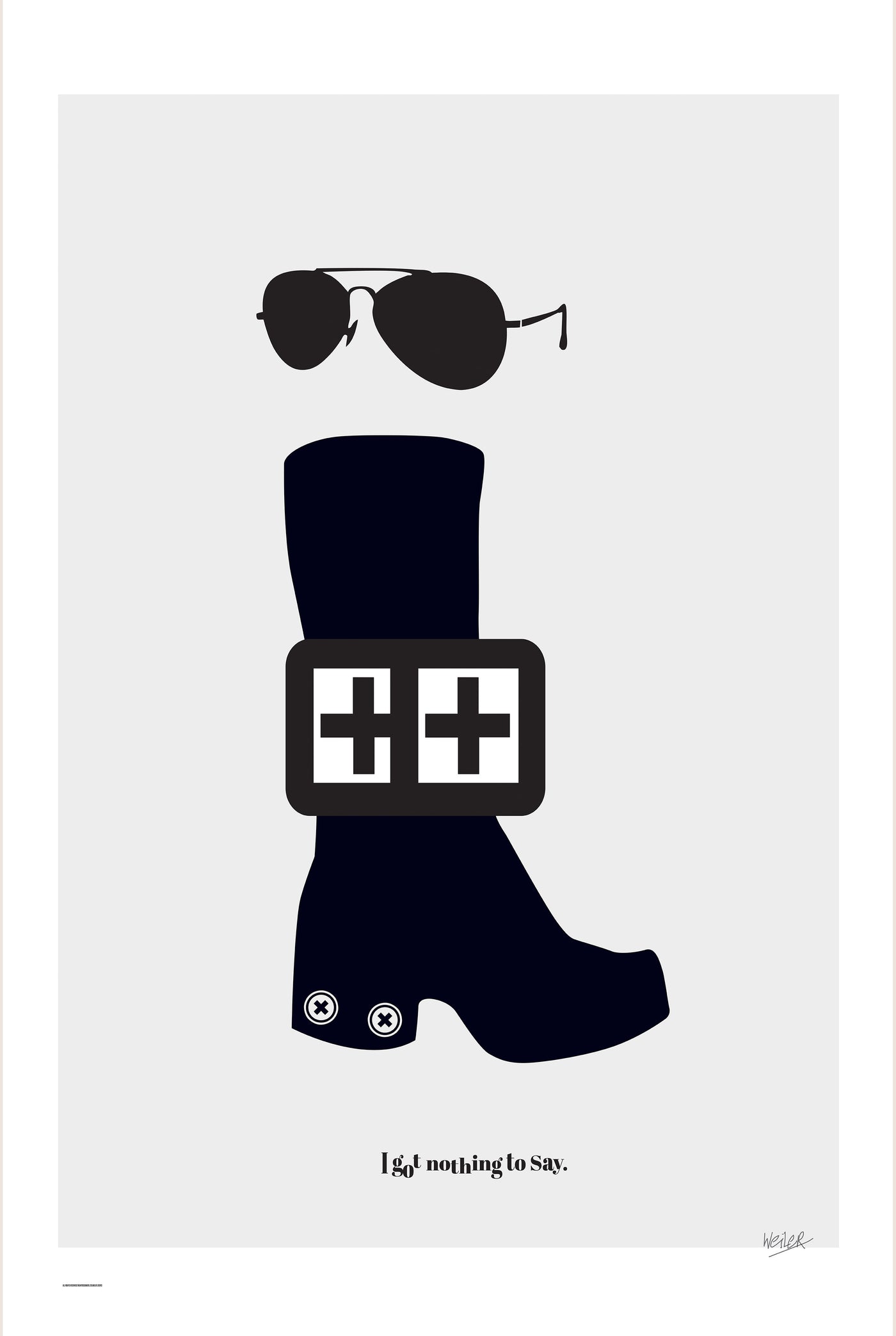 TV Man Got Nothing To Say — Thinking Over Criss Cross 3 | Unframed