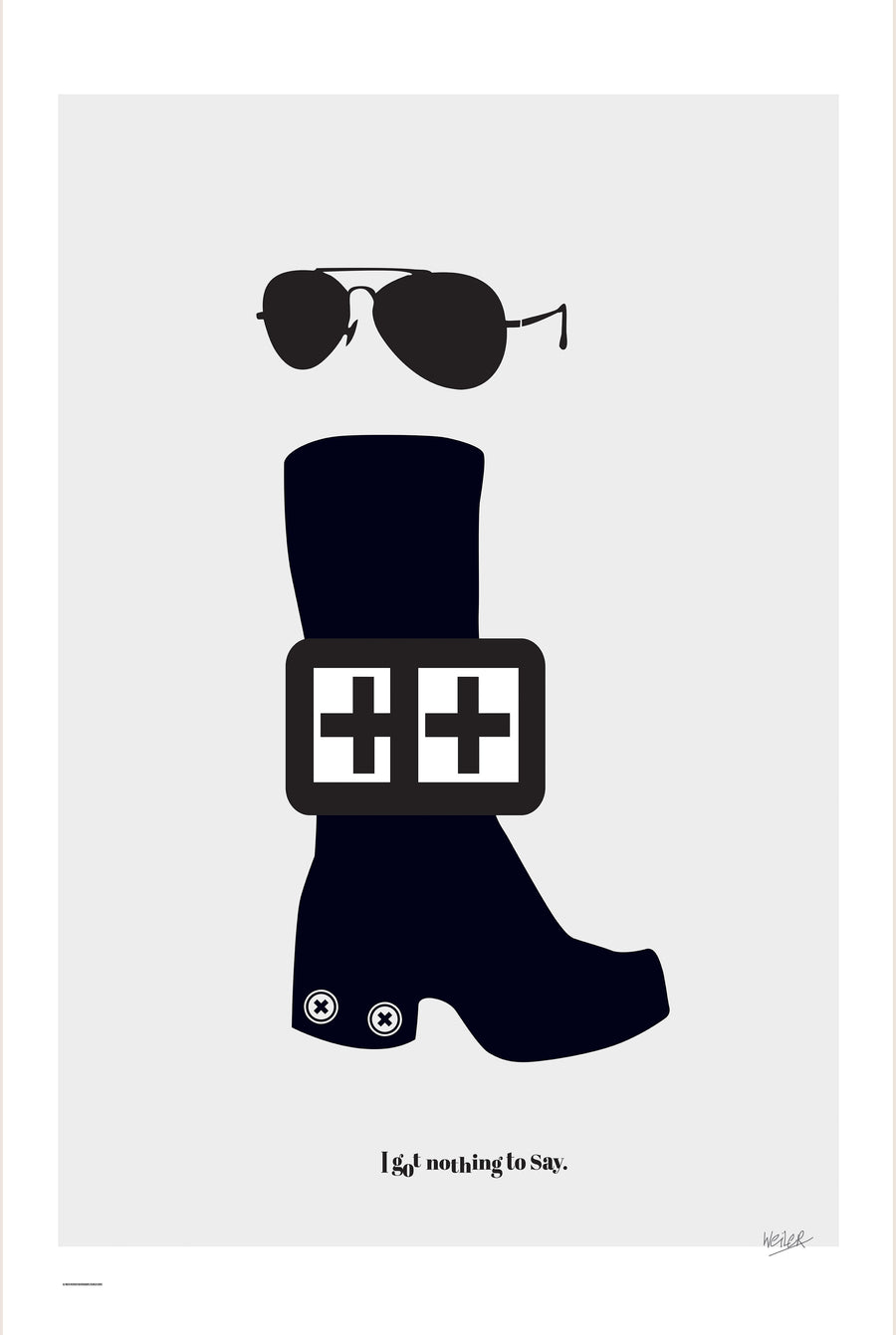 TV Man Got Nothing To Say — Thinking Over Criss Cross 3 | Unframed