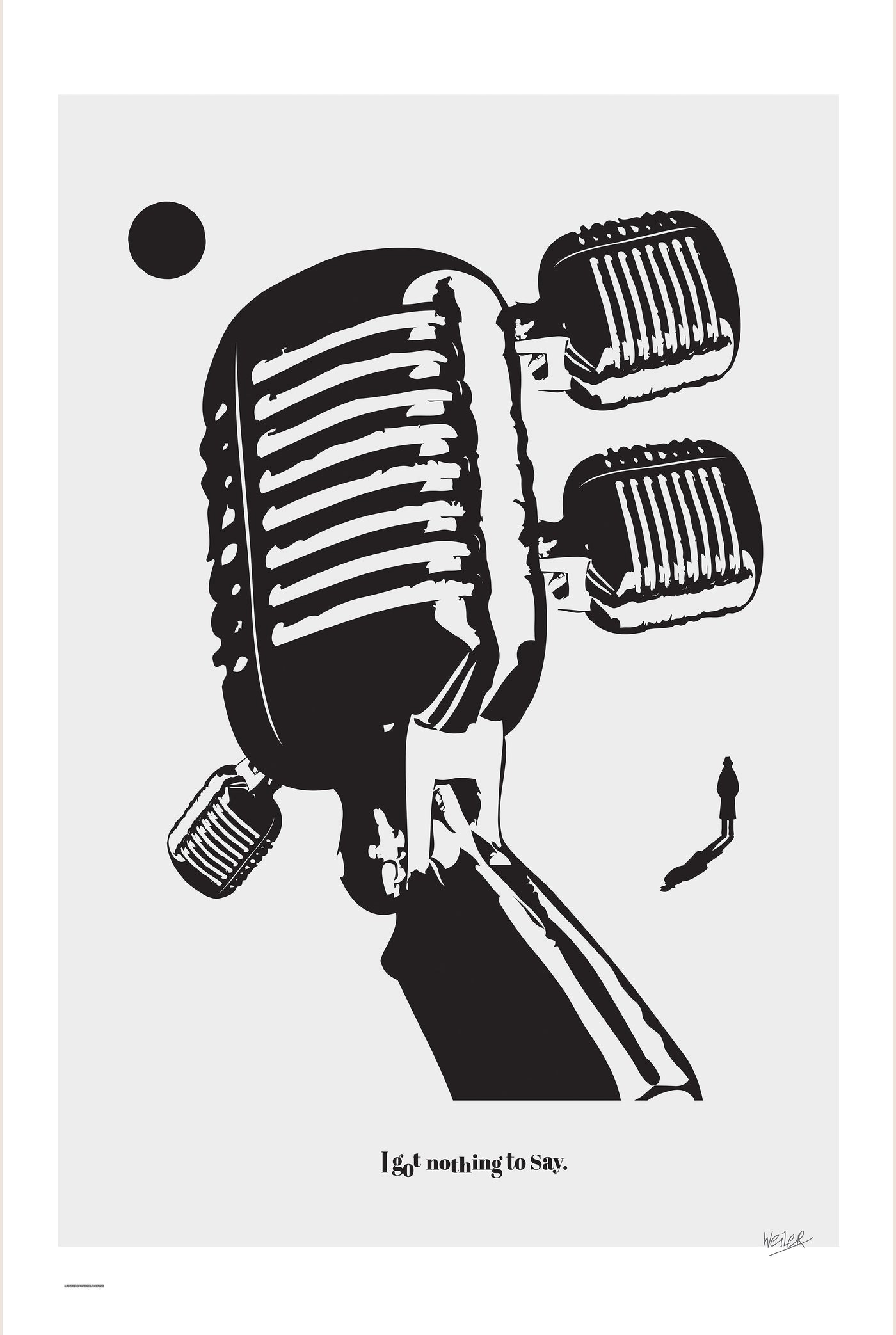 TV Man Got Nothing To Say — Volume As I Flow Up The River To Rome | Unframed