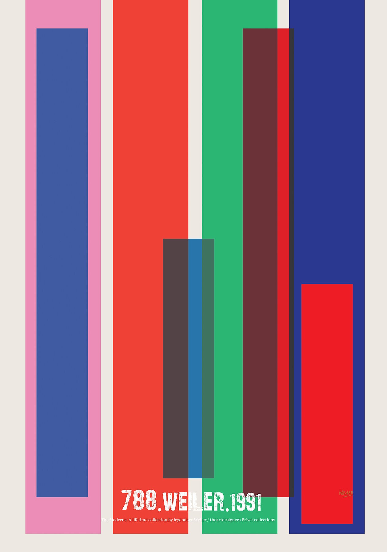788 1991 Sustainable Art Prints -  wall art, Gicle Unframed print by Yagil Weiler Rebellious Collection