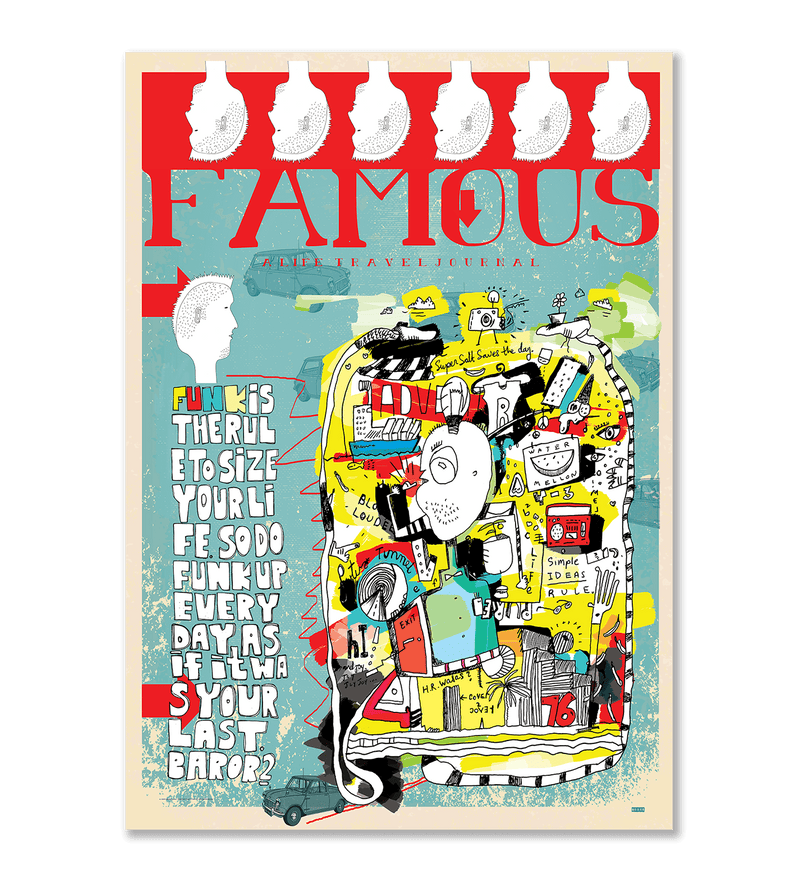 Famous — limited-edition art print by Yagil Weiler