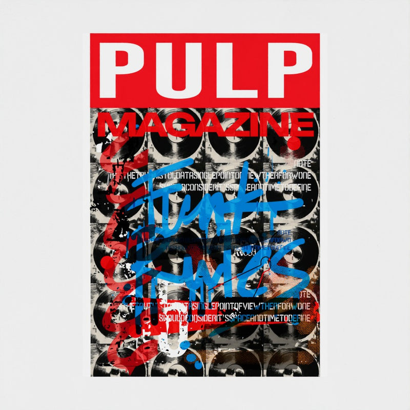 Pulp Magazine Japan Fuji — limited-edition art print by Yagil Weiler