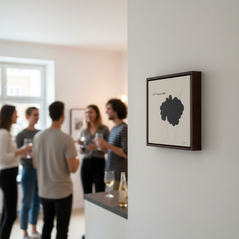 Dont Discriminate  | YW " Squares" Float framed canvas