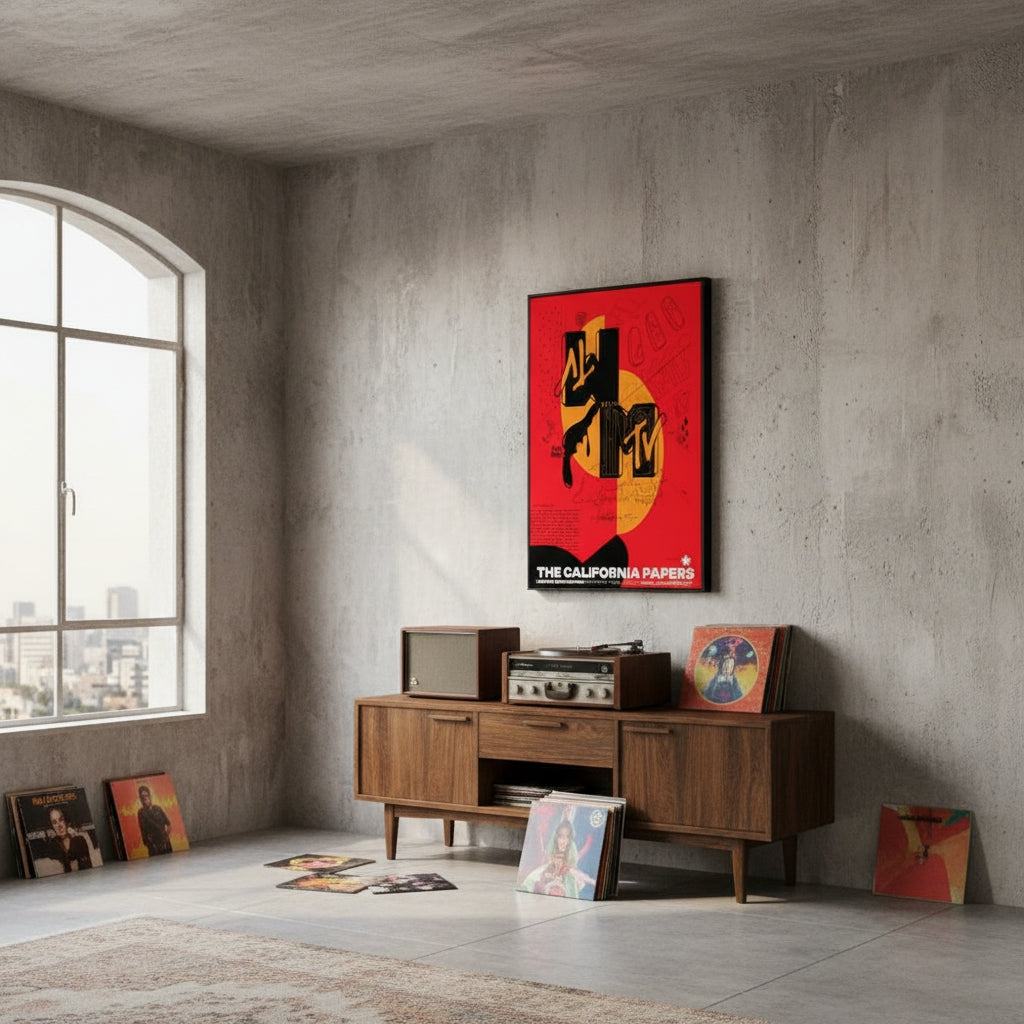 Big Log - Californai Papers | YW Float framed canvas