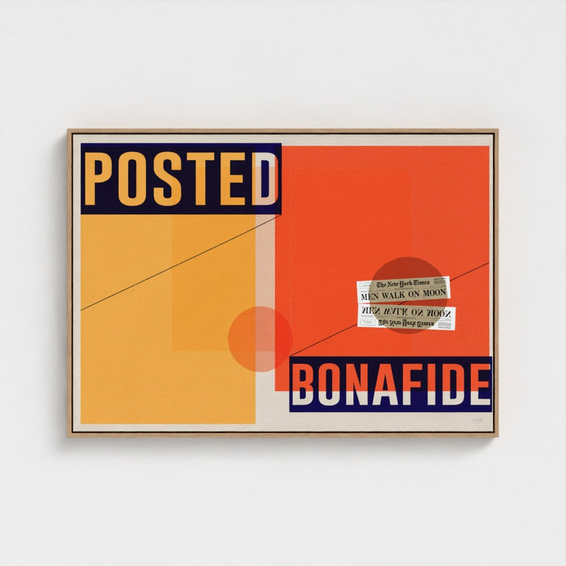 Posted and Bonafied — limited-edition art print by Yagil Weiler