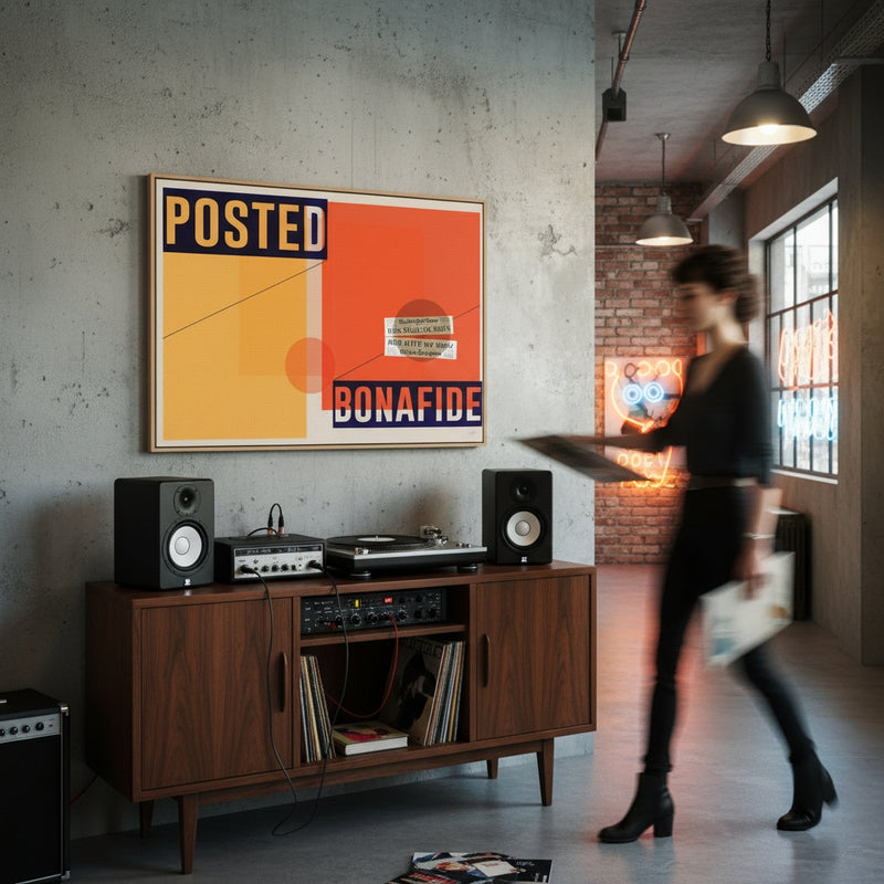 Posted and Bonafied — limited-edition art print by Yagil Weiler