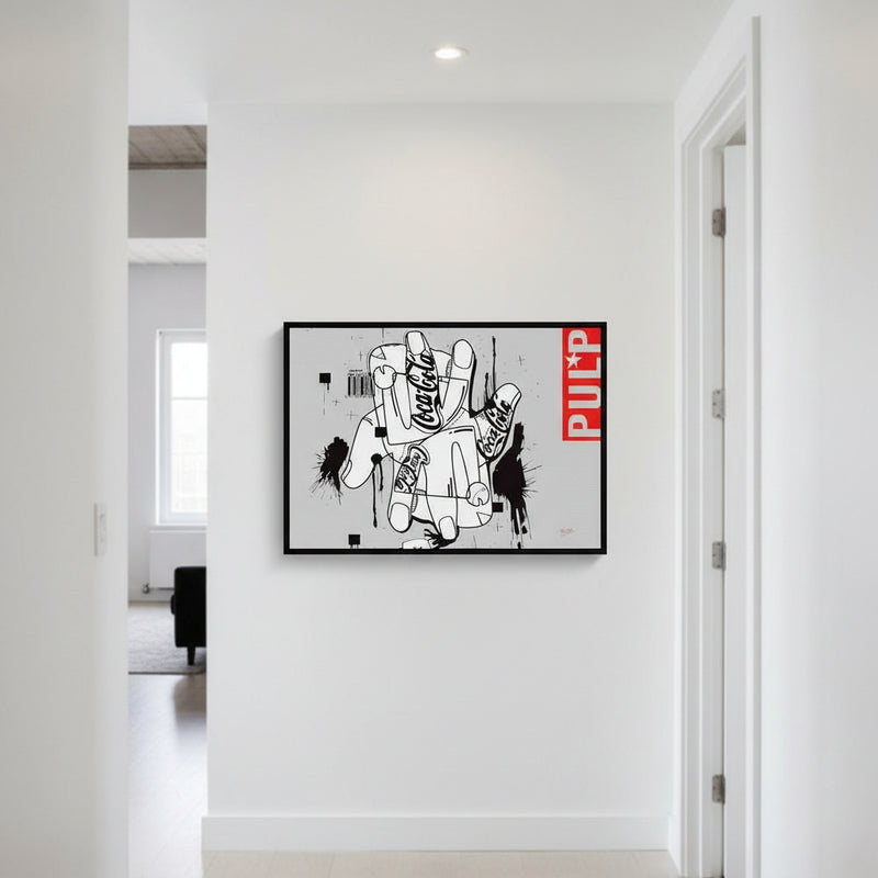 Pulp Fingers Crossed — limited-edition art print by Yagil Weiler