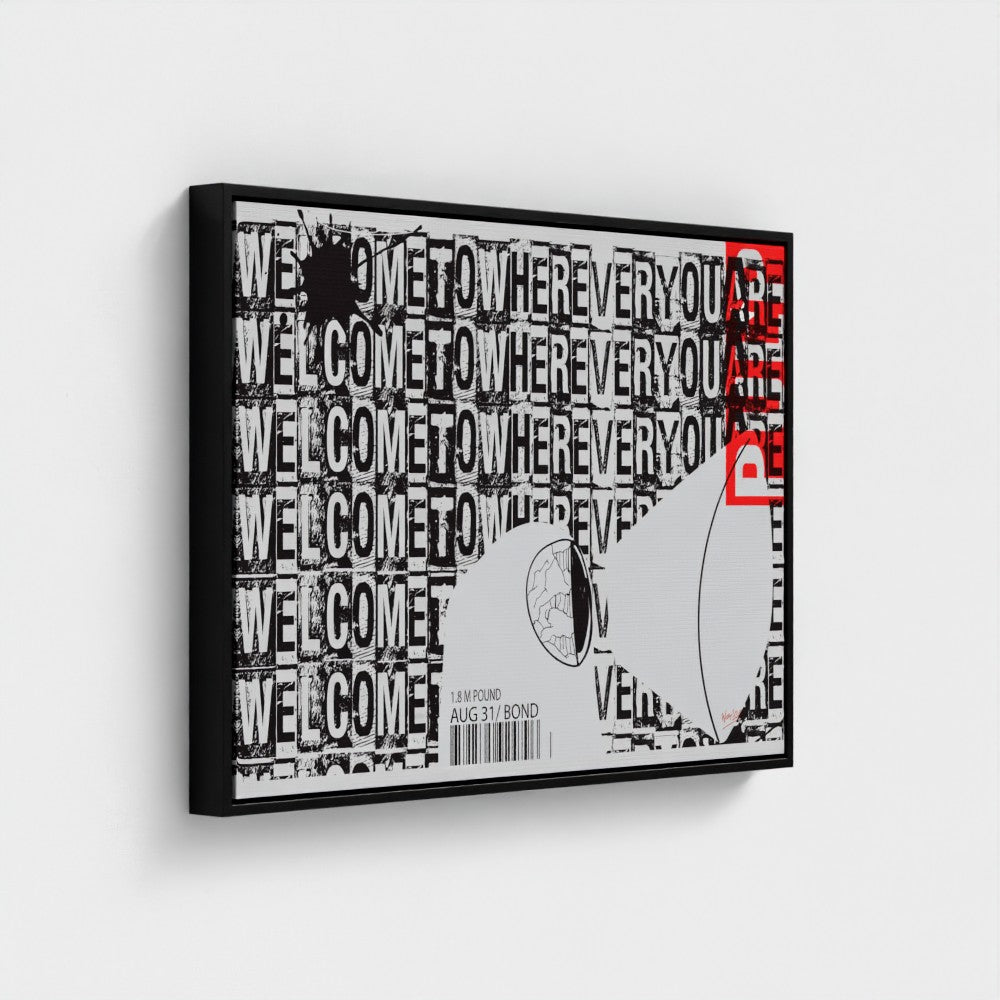 THE BROWNSTONE A1  | YW Float framed canvas (Copy)