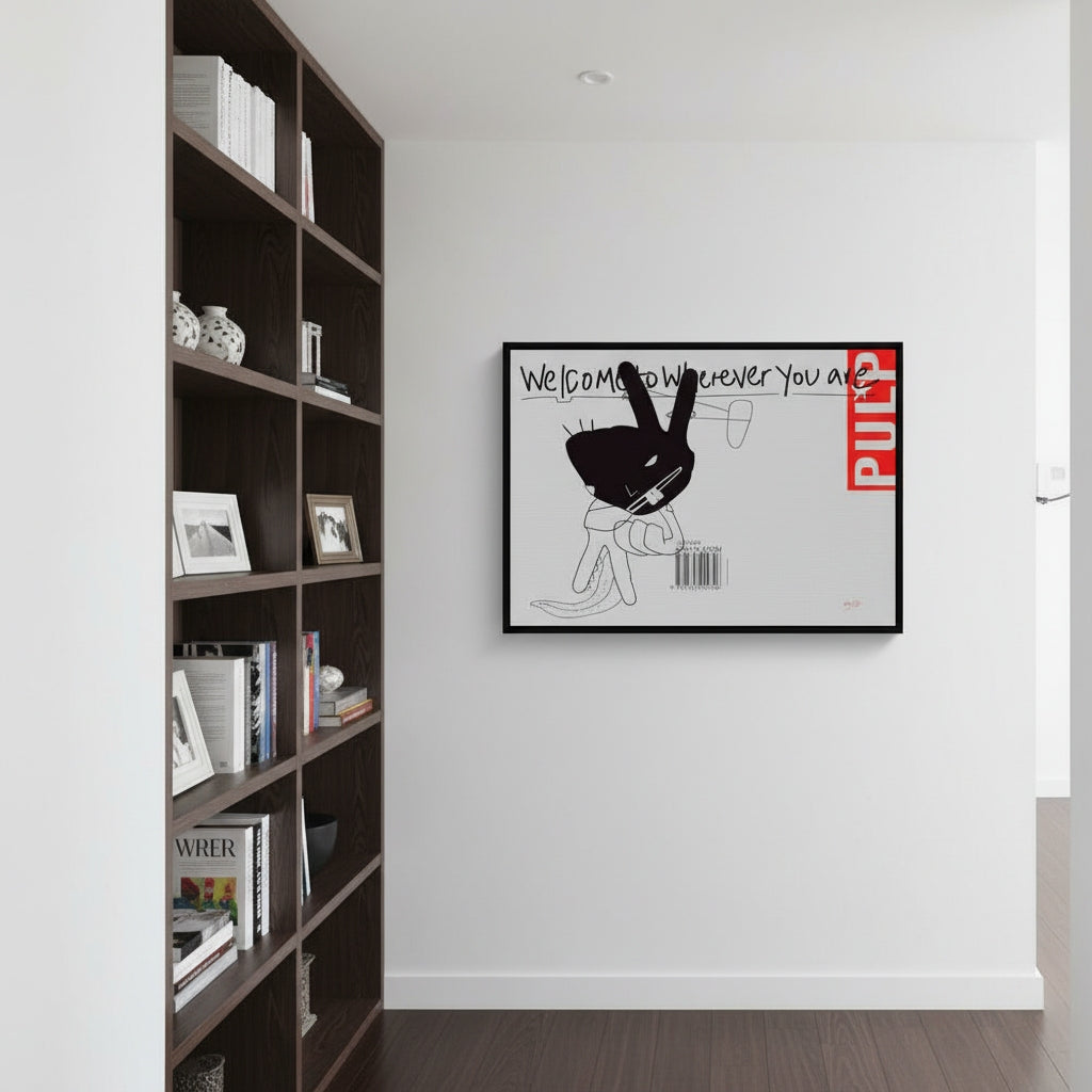 WELCOME TO   | YW Float framed canvas