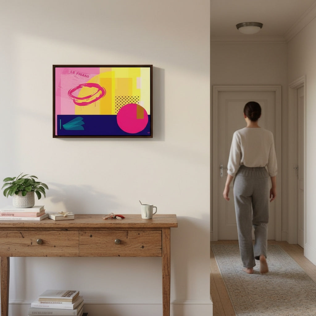 Figaro 1974  | YW Float framed canvas