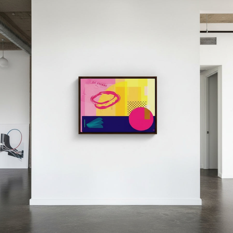 Figaro 1974  | YW Float framed canvas