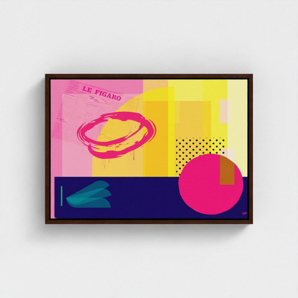 Figaro 1974  | YW Float framed canvas