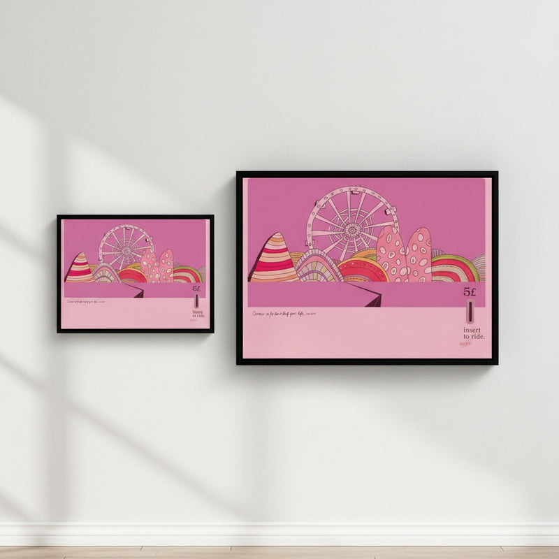 Insert To Ride — limited-edition art print by Yagil Weiler