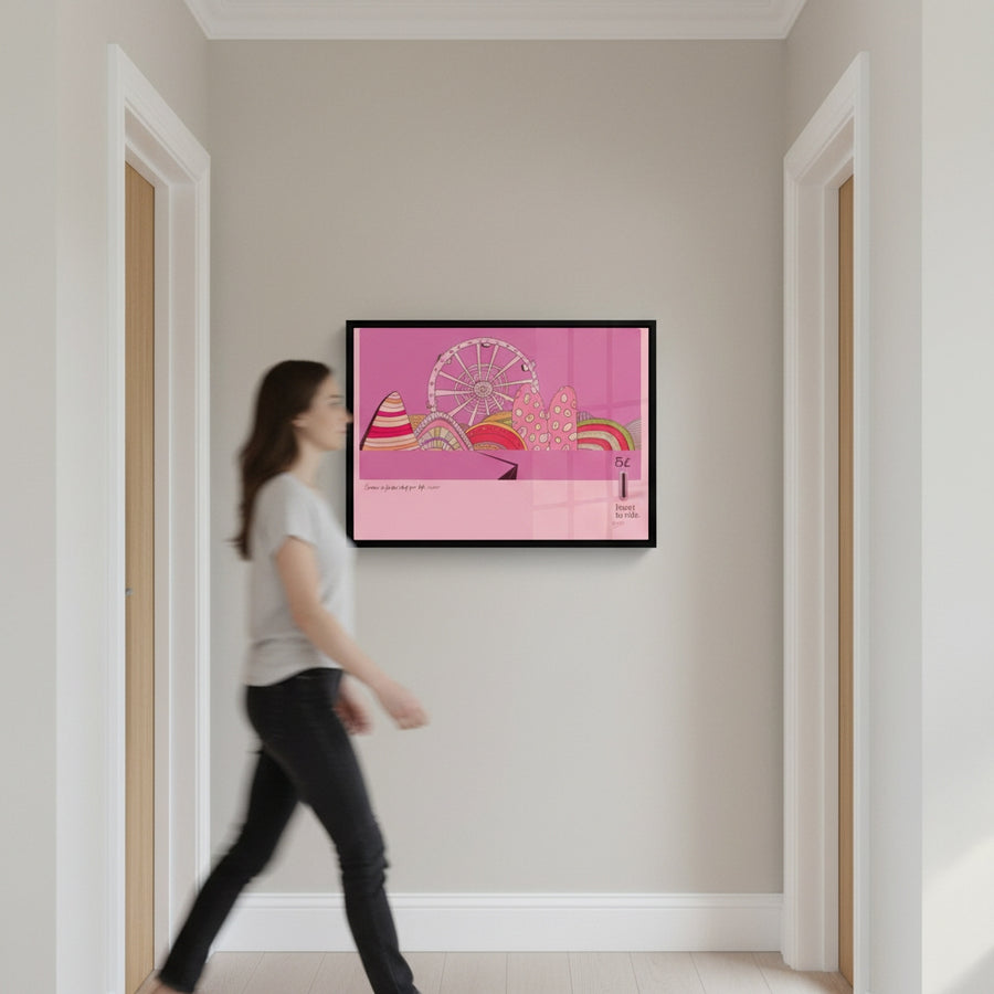 Insert To Ride | YW Float framed canvas