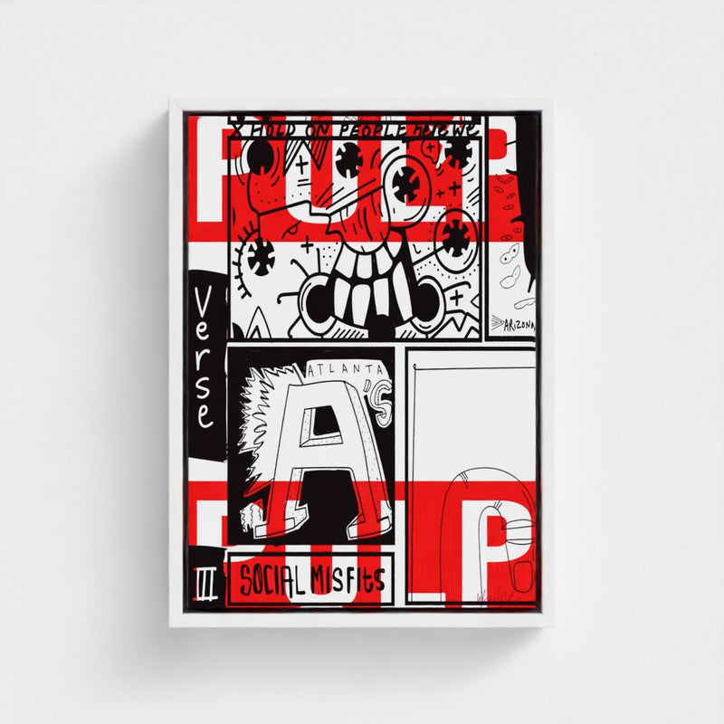 Pulp Social Misfitted — limited-edition art print by Yagil Weiler