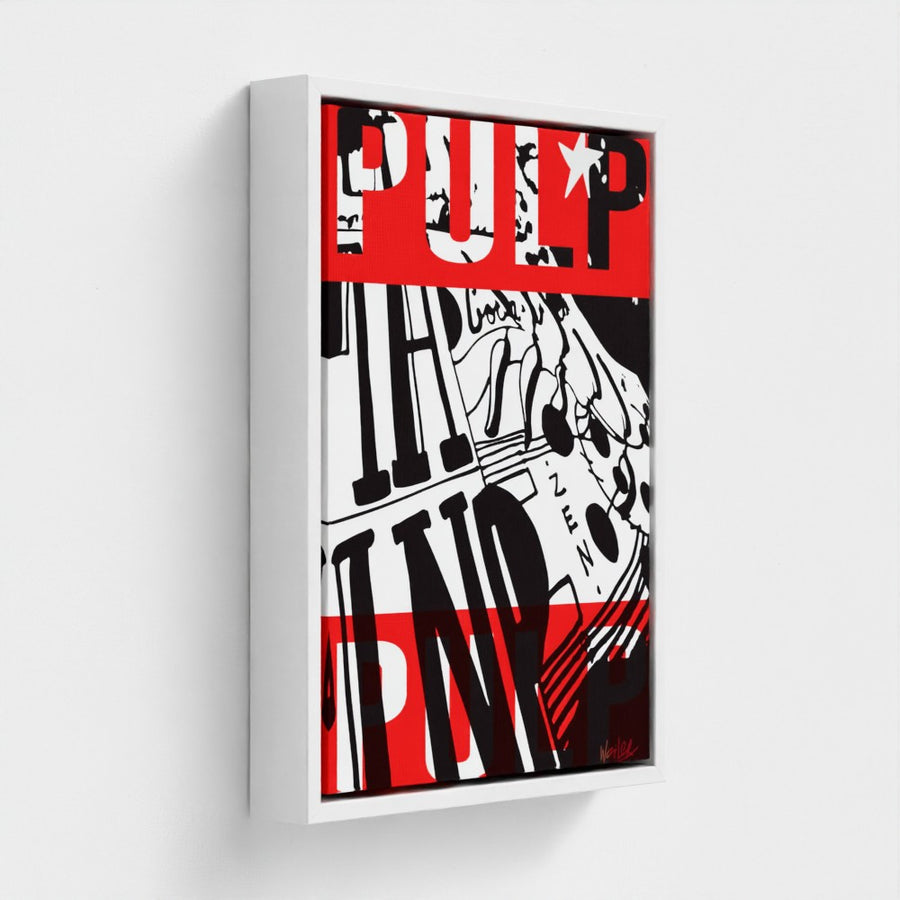 Pulp Zen | YW Float framed canvas