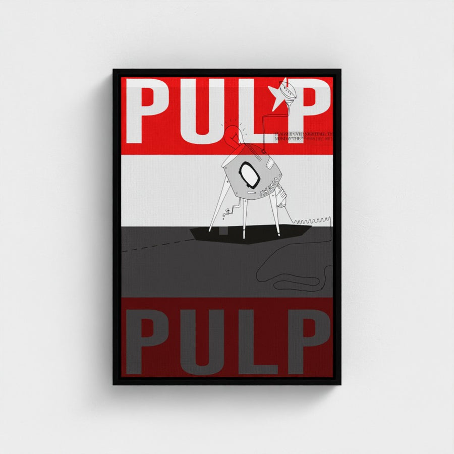 Pulp 2300  | YW Float framed canvas