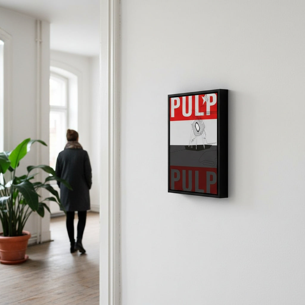 Pulp 2300  | YW Float framed canvas