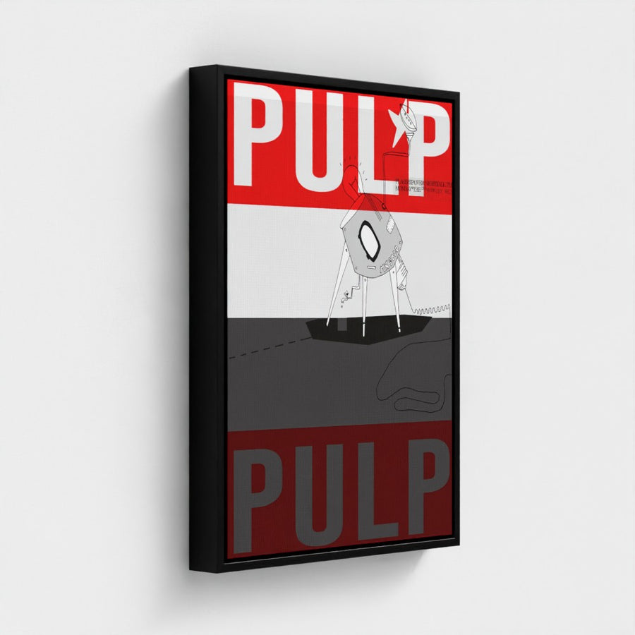 Pulp 2300  | YW Float framed canvas
