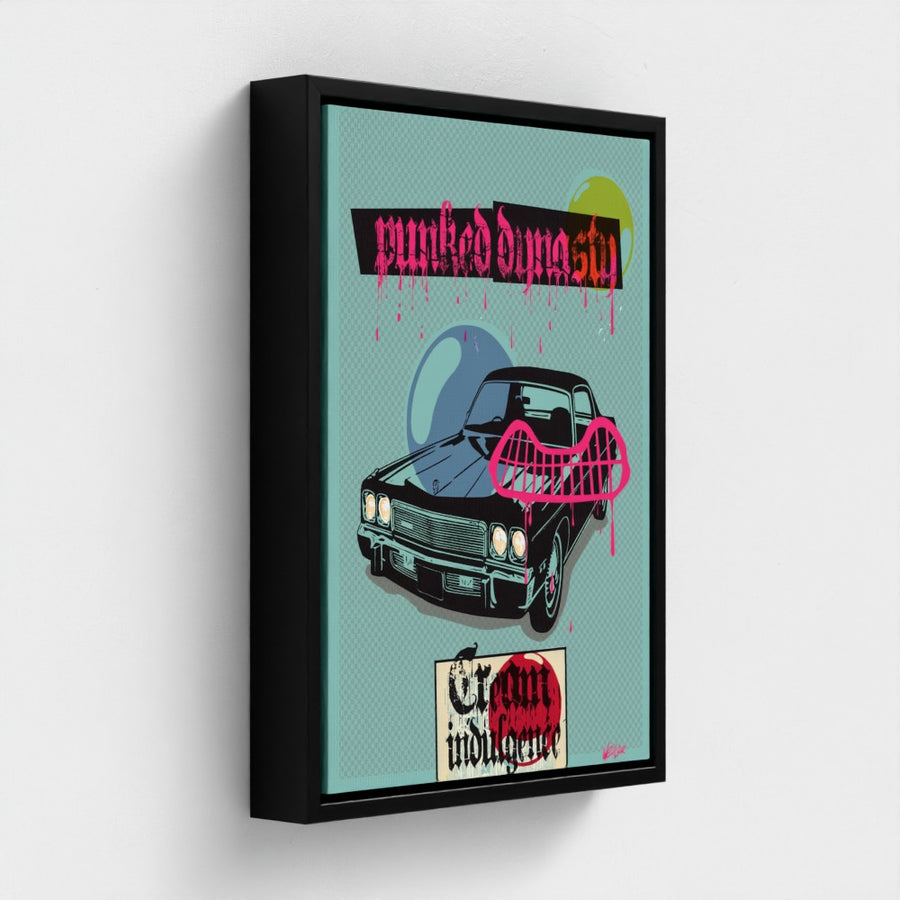 Cream Indulgence  | YW Float framed canvas
