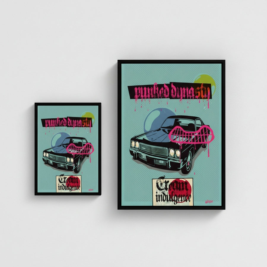 Cream Indulgence  | YW Float framed canvas