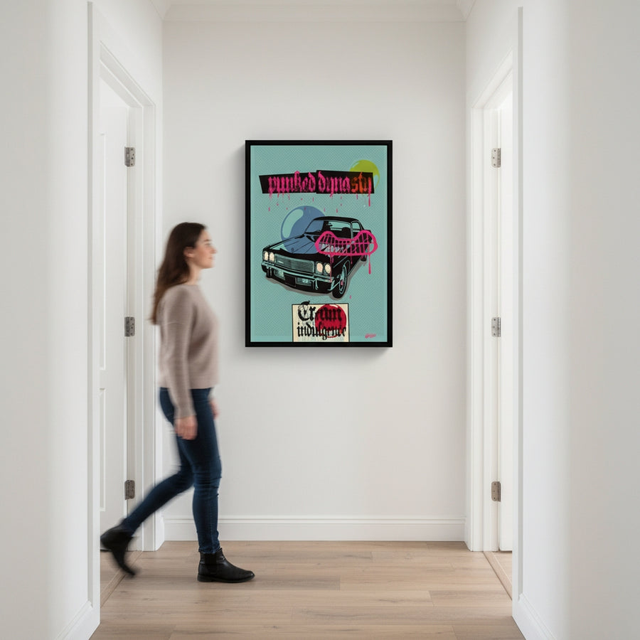 Cream Indulgence | YW Float framed canvas