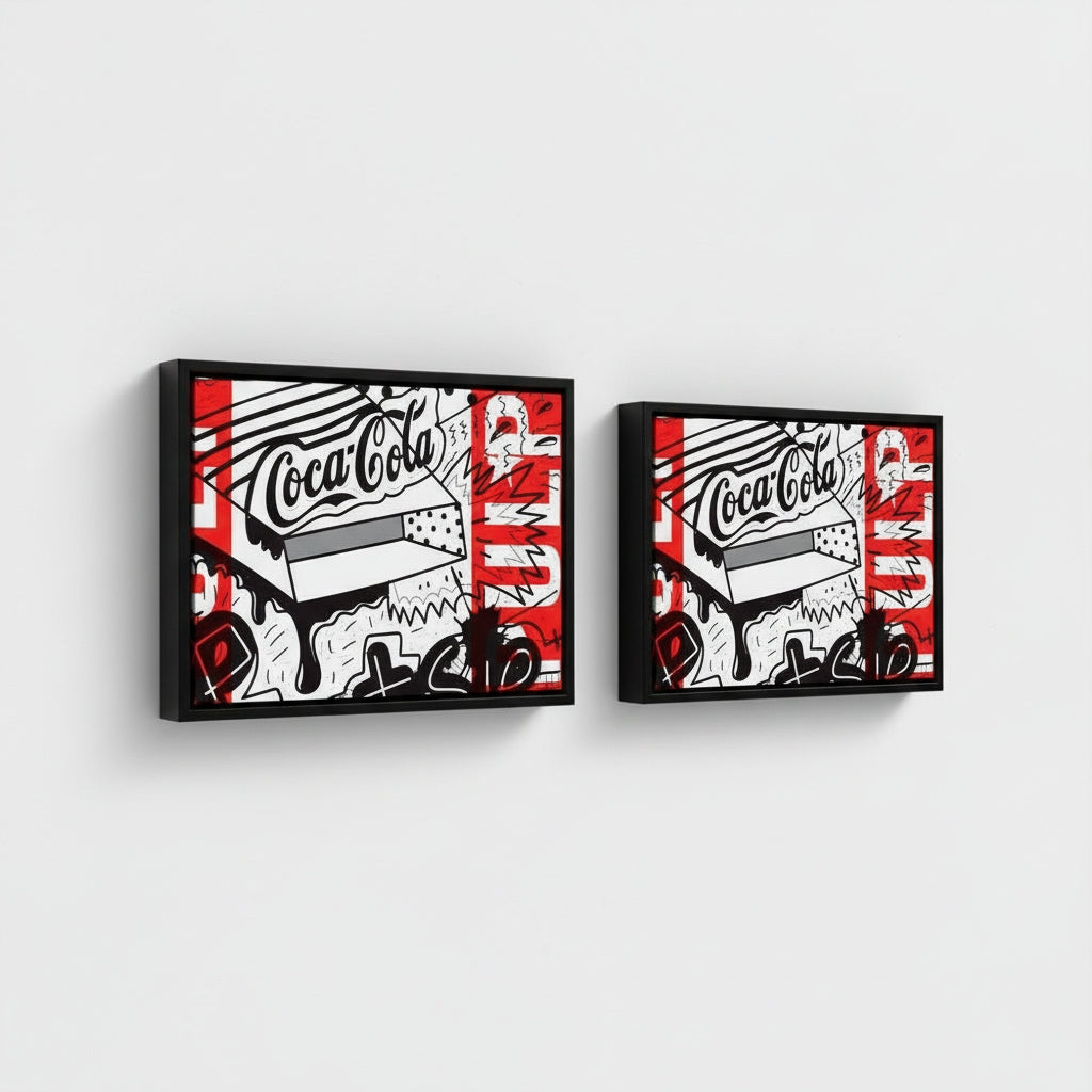 Footsie  | YW Float framed canvas