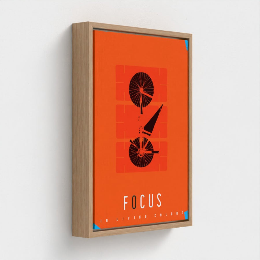 Focus In Living Colors  | YW Float framed canvas