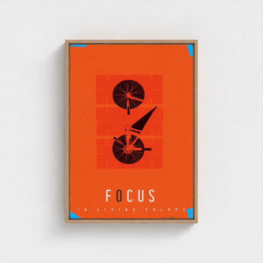 Focus In Living Colors | YW Float framed canvas