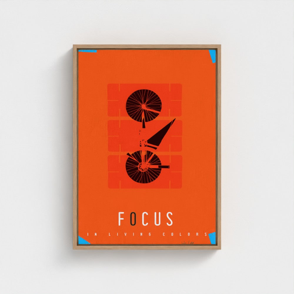 Focus In Living Colors  | YW Float framed canvas