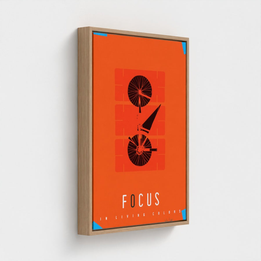 Focus In Living Colors | YW Float framed canvas