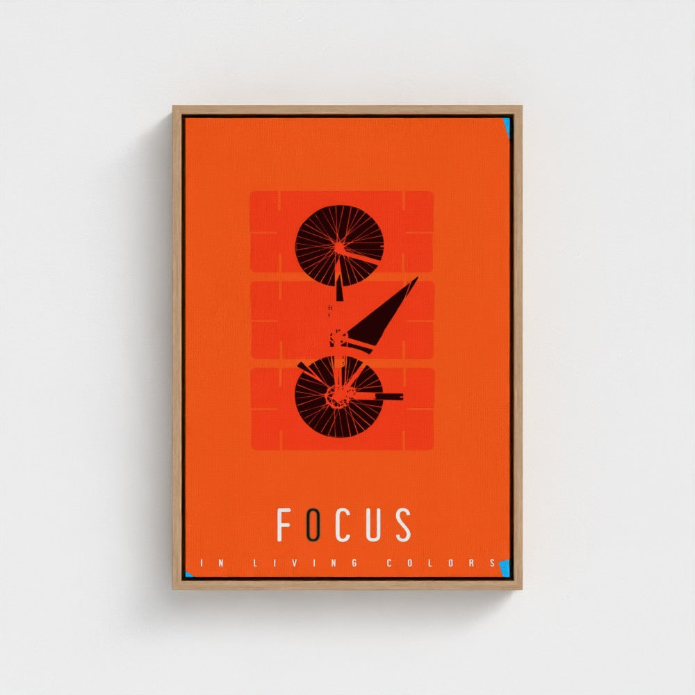 Focus In Living Colors  | YW Float framed canvas