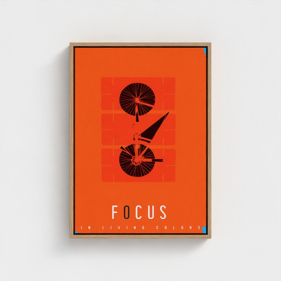 Focus In Living Colors  | YW Float framed canvas